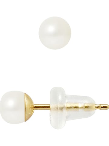 Pearline Perlen-Ohrstecker in Weiß