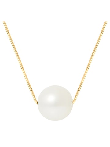Pearline Złoty naszyjnik z perłą - dł. 42 cm