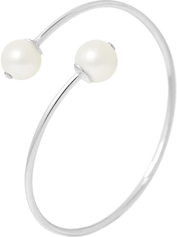 Pearline Srebrna bransoletka z perłami w kolorze białym