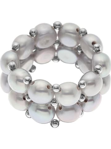 Mitzuko Perlen-Ring in Silber