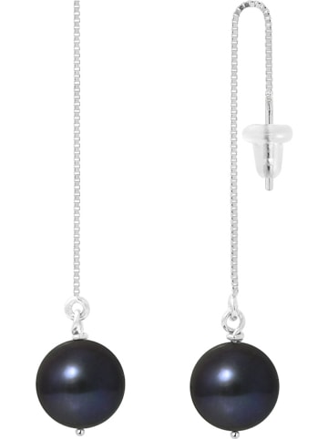 Mitzuko Zilveren oorhangers met parels