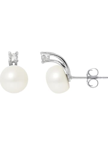 Pearl Addict Silber-Ohrstecker mit Perlen