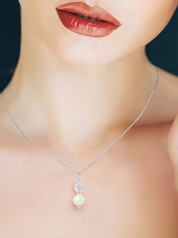 Pearl Addict Zilveren ketting met hanger - (L)42 cm