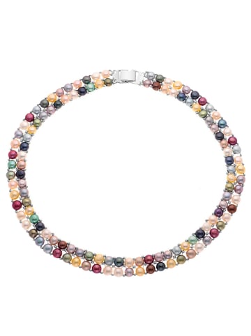 Pearl Addict Naszyjnik z pereł z kolorowym wzorem - dł. 40 cm