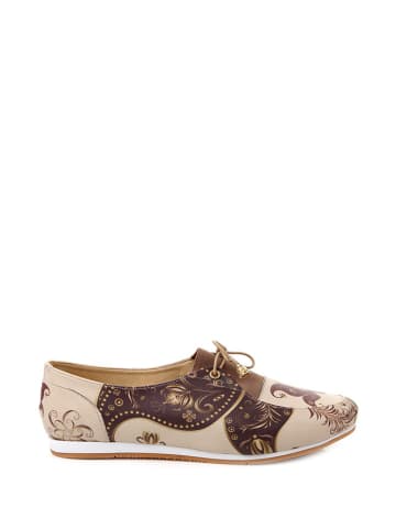 Goby Veterschoenen beige/bruin