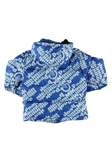 Peak Mountain Winterjacke in Blau/ Weiß