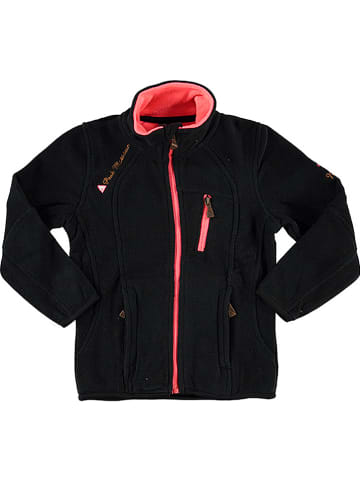 Peak Mountain Fleece vest zwart/oranje