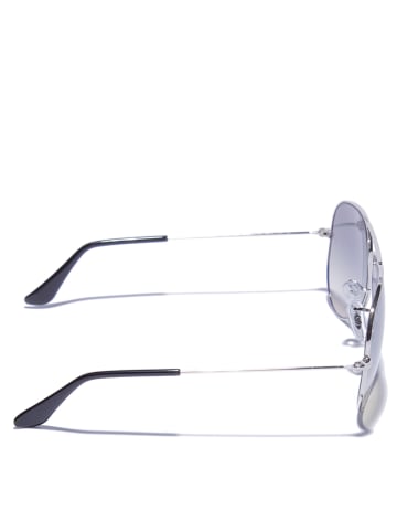 Ray Ban Okulary przeciwsłoneczne unisex "Aviator" w kolorze srebrno-szarym