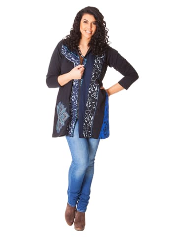 Aller Simplement Sweatjacke in Dunkelblau
