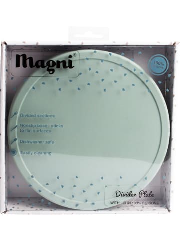 Magni Talerz w kolorze błękitnym z pokrywką - Ø19 cm