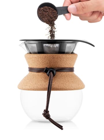 bodum Zaparzacz "Pour over" w kolorze czarnym do kawy - 500 ml