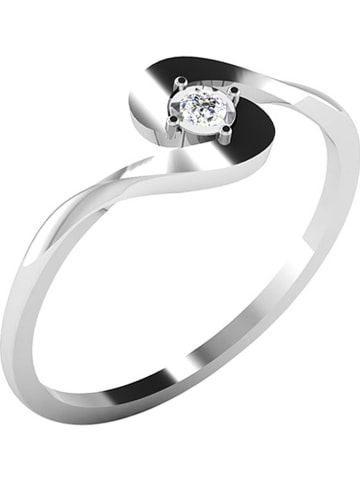 Royal Diamant Witgouden ring met diamant
