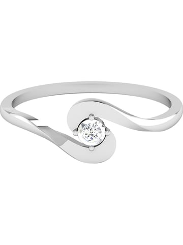 Diamant Vendôme Witgouden ring met diamant