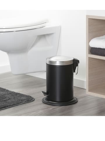 Sealskin Treteimer in Schwarz - 3 l