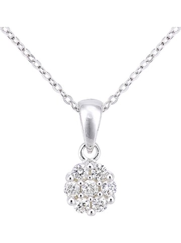 Revoni Złoty naszyjnik z diamentową zawieszką - dł. 46 cm