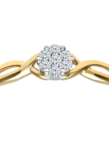Diamant Exquis Złoty pierścionek z diamentami