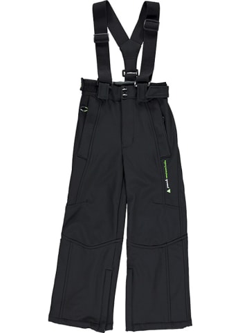 Peak Mountain Softshellowe spodnie narciarskie w kolorze czarnym