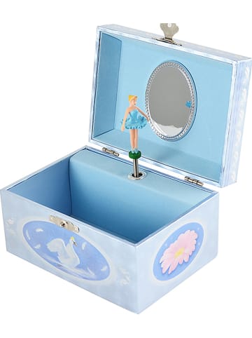 Magni Musik-Schmuckkästchen in Hellblau - (B)16 x (H)12 x (T)12 cm