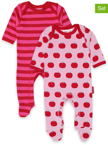 Toby Tiger 2er-Set: Strampler in Pink/ Rosa