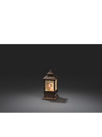 Konstsmide Ledlantaarn "Kerstman" bronskleurig - (H)22 cm