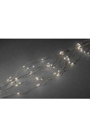 Konstsmide LED- Tropfenlametta in Warmweiß - (L)590 cm