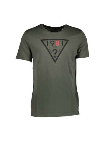 Guess T-shirt w kolorze ciemnozielonym