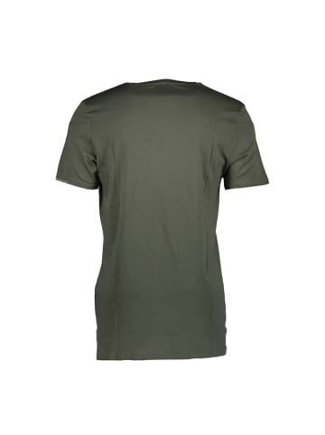Guess T-shirt w kolorze ciemnozielonym