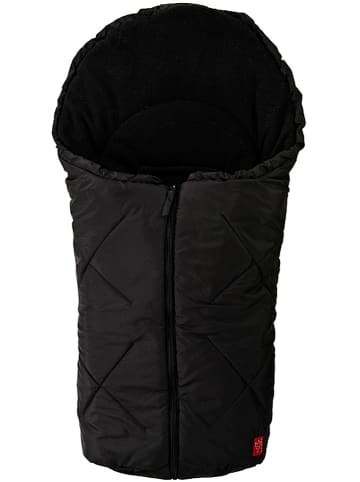 Kaiser Naturfellprodukte Voetenzak "Fleece" zwart - (L)80 x (B)40 cm