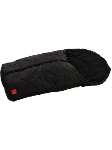 Kaiser Naturfellprodukte Voetenzak "Fleece" zwart - (L)80 x (B)40 cm
