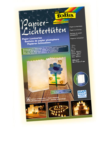 folia PAPER Lichtzakken ''Blanko'' - 5 stuks