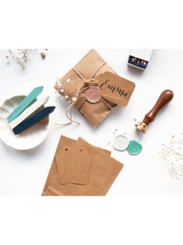 folia PAPER Houten stempelset "Christmas" naturel