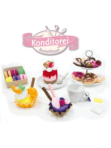folia PAPER Filcowy zestaw "Pastry shop" ze wzorem do rękodzieła - 8+