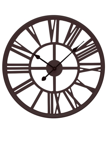 Anticline Zegar ścienny w kolorze brązowym - Ø 60 cm