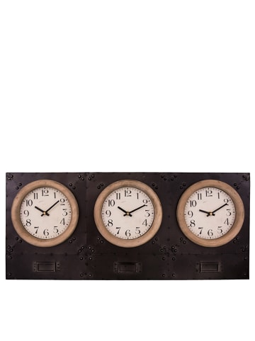 Anticline Wanduhr in Braun - (H)33 cm