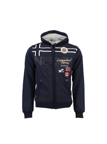 Geographical Norway Sweatjacke "Garadock" in Dunkelblau