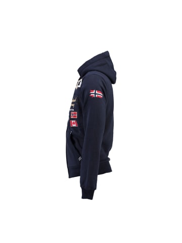 Geographical Norway Sweatjacke "Garadock" in Dunkelblau
