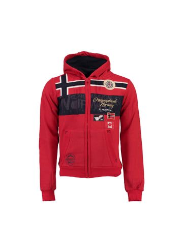 Geographical Norway Bluza "Garadock" w kolorze czerwonym