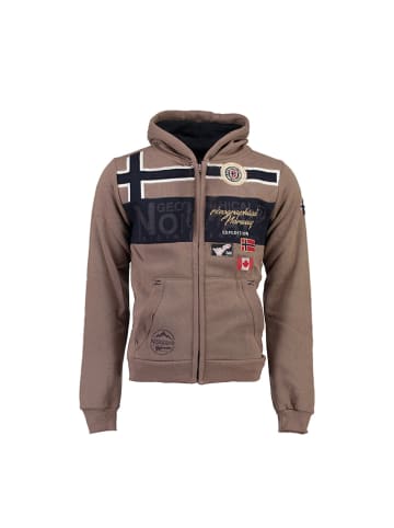 Geographical Norway Bluza "Garadock" w kolorze szarobrązowym