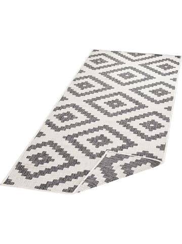 NORTHRUGS Outdoor-Wendeteppich "Malta" in Grau/ Creme