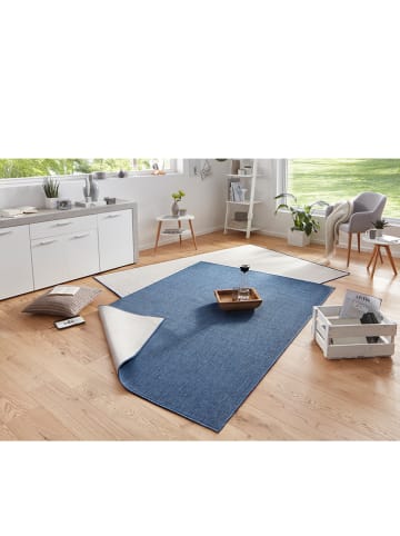 NORTHRUGS Indoor-/outdoortapijt "Miami" blauw/crème