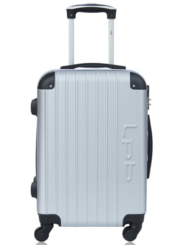 Les P´tites Bombes Hardcase-Trolley "Hambourg" in Silber - (B)47 x (H)75 x (T)29 cm
