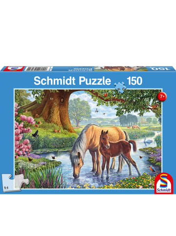 Schmidt Spiele 150tlg. Puzzle "Pferde am Bach" - ab 7 Jahren