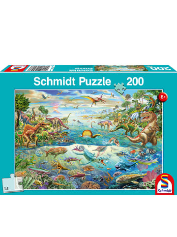 Schmidt Spiele 200tlg. Puzzle "Entdecke die Dinosaurier" - ab 8 Jahren