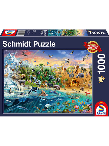 Schmidt Spiele 1.000tlg. Puzzle "Die Welt der Tiere" - ab 12 Jahren