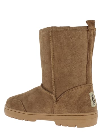 Gooce Leder-Winterstiefel "Gully" in Hellbraun