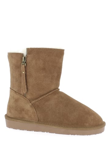 Gooce Leren winterboots "Tempe" lichtbruin