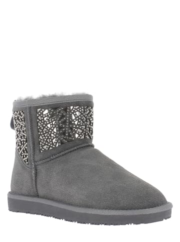 Gooce Leren winterboots "Lana" antraciet