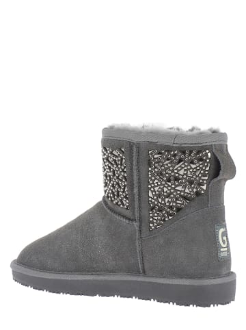 Gooce Leder-Winterboots "Lana" in Anthrazit