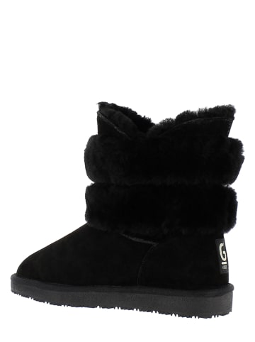 Gooce Leder-Winterboots "Bella" in Schwarz