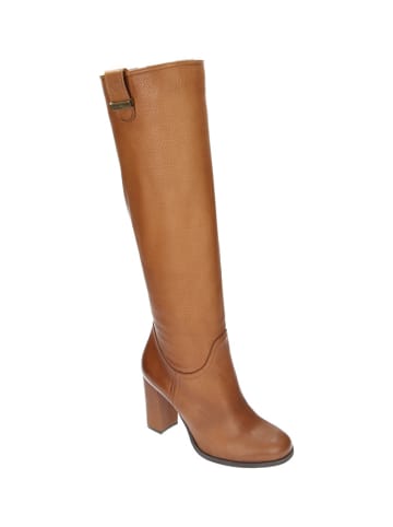 Wojas Leder-Stiefel in Hellbraun